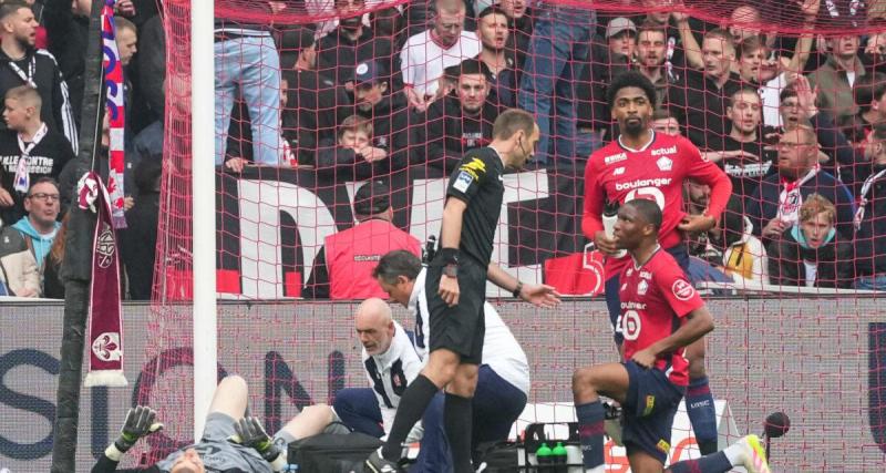  - LOSC - Auxerre : Lucas Chevalier a terminé le match avec plusieurs dents cassées