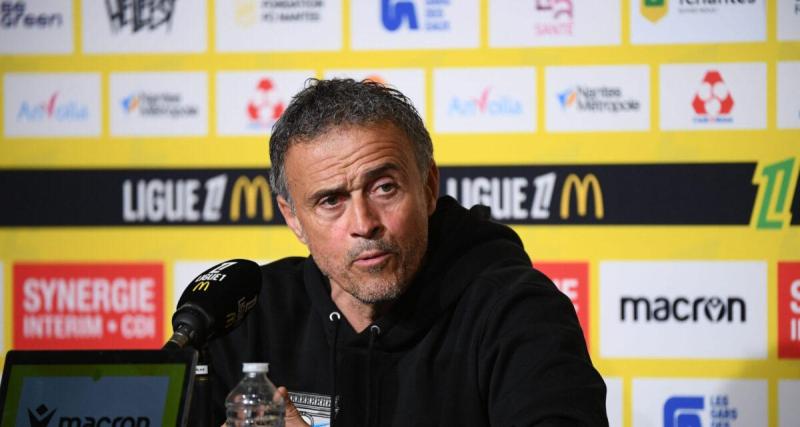  - PSG : Luis Enrique frustré après le nul à Nantes