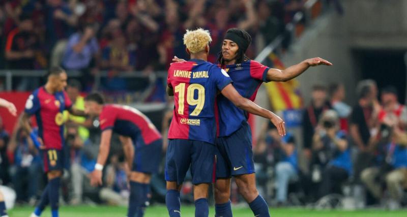  - Étranger : Jules Koundé offre la Coupe du Roi au Barça contre le Real Madrid