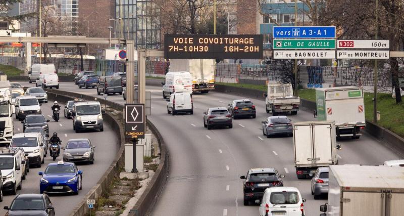  - Voie de covoiturage du périphérique parisien : automobilistes attention, les premières amendes vont tomber