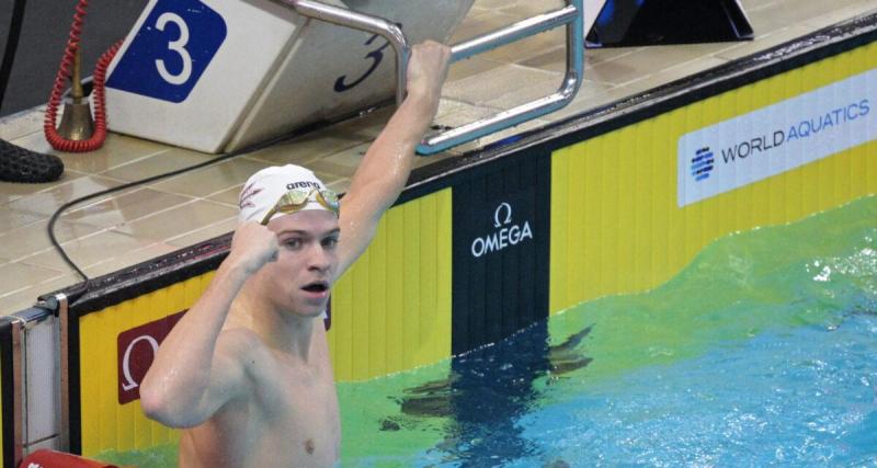  - Natation : Léon Marchand impressionne pour sa rentrée au 400 m nage libre