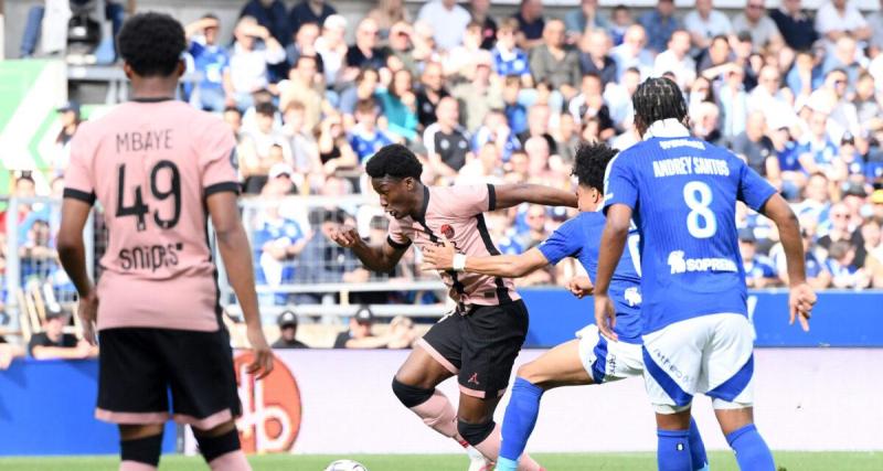  - Strasbourg maîtrise le PSG à la pause