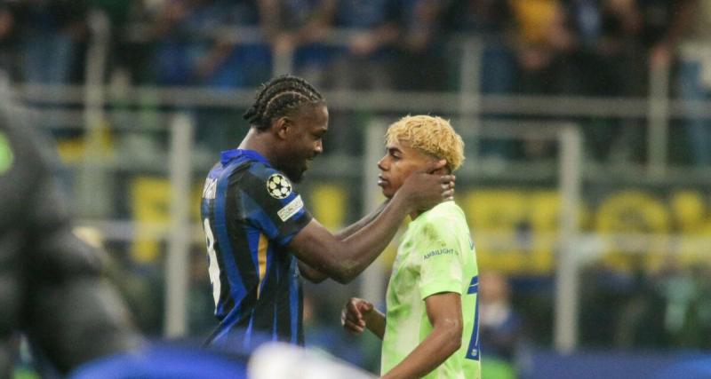  - Inter - Barça : le superbe hommage de Thuram à Yamal