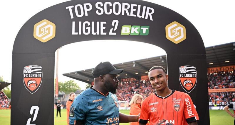  - Ligue 2 : Eli Junior Kroupi (Lorient) termine meilleur buteur du championnat