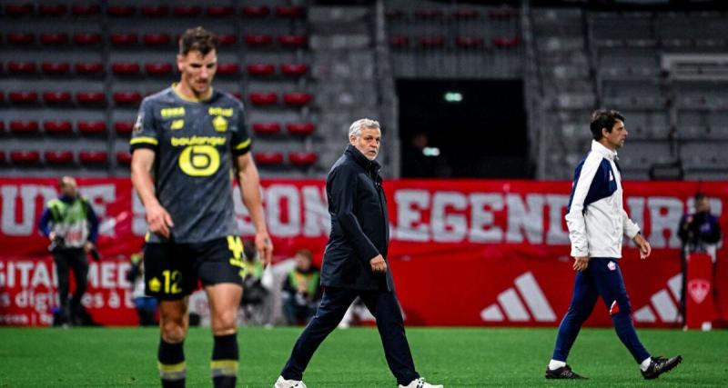  - LOSC : "Des biches", Genesio fustige ses joueurs après la défaite à Brest