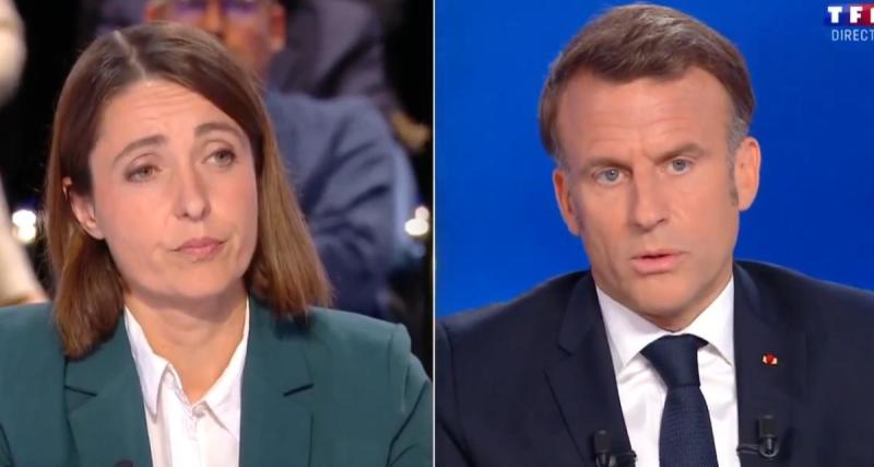  - La Renault Zoé "délocalisée en Roumanie" : la grosse bourde de la secrétaire de la CGT en direct face à Emmanuel Macron