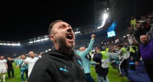 OM : De Zerbi va "regarder un film sur Netflix" plutôt que PSG - Inter