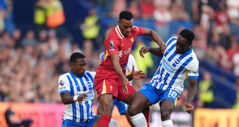  - Battu par Brighton, Liverpool concède sa quatrième défaite de la saison en Premier League