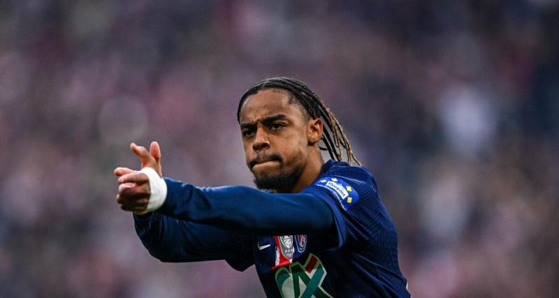  - PSG : "C'est une très belle soirée", lance Barcola après le sacre en Coupe de France