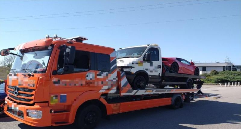  - Sous stupéfiants, il vient remorquer une Lamborghini… et finit lui-même remorqué