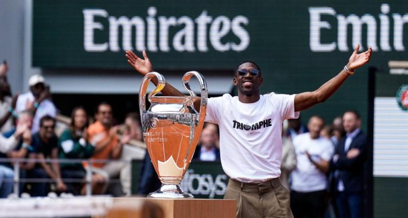  - PSG : Ousmane Dembélé présente la Ligue des champions... à Roland-Garros