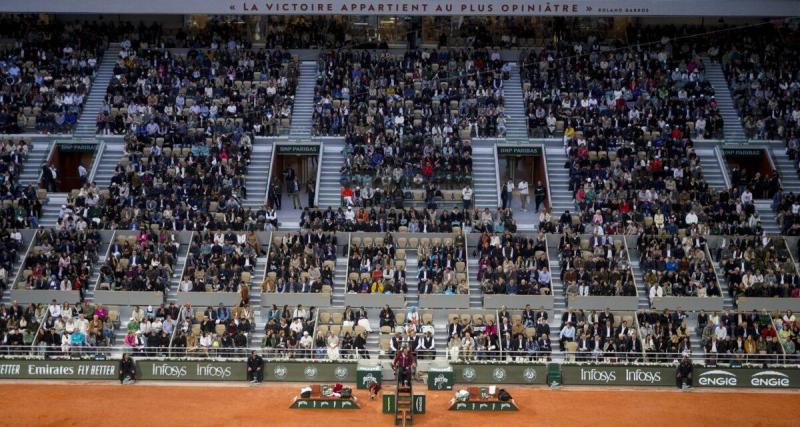  - Roland-Garros : les images choquantes des tribunes avec peu de public