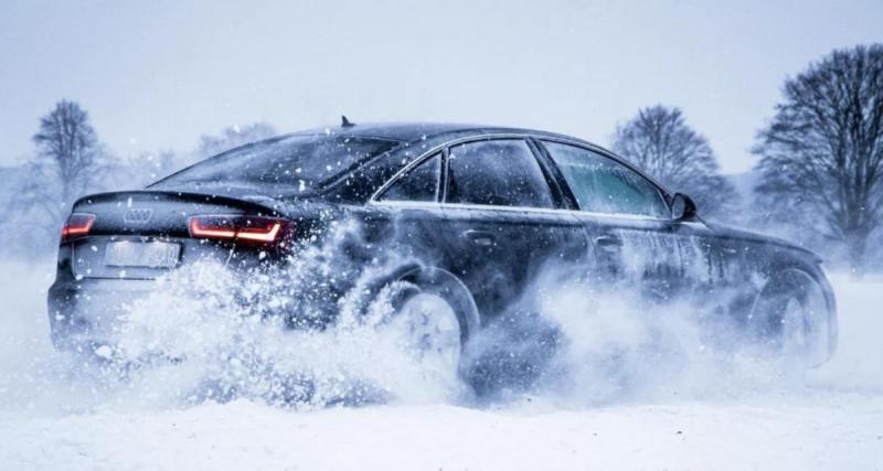  - Un conducteur au volant d’une Audi fait totalement confiance à son GPS et se retrouve… sur une piste de ski