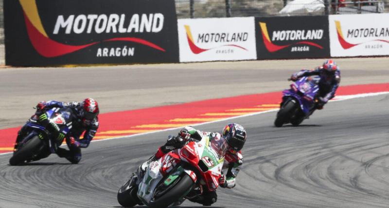  - Gp d'Aragon : les chutes de Zarco et Quartararo