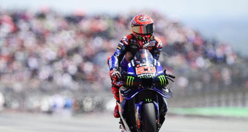  - GP d'Aragon : la réaction salée de Quartararo