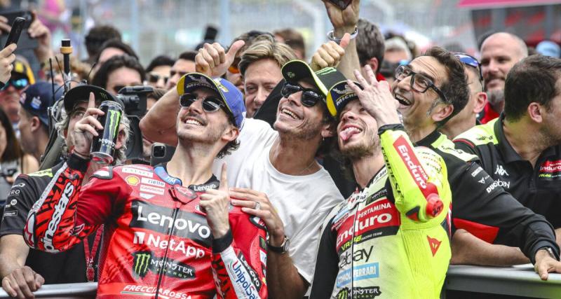  - Ducati : la rumeur folle au sujet d'une "prime Valentino Rossi" pour Pecco Bagnaia en vue du Mugello, Marc Márquez visé ?