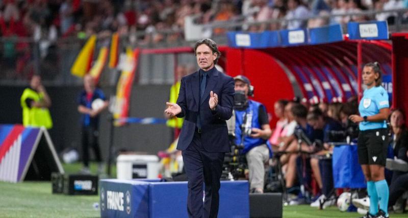  - Équipe de France (F) : Laurent Bonadei satisfait de la performance collective après la victoire contre la Belgique