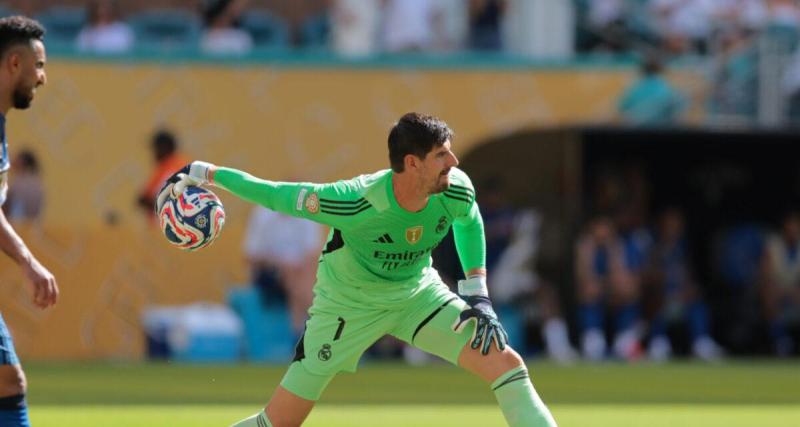  - Real Madrid : le tacle appuyé de Courtois sur un jeune partenaire