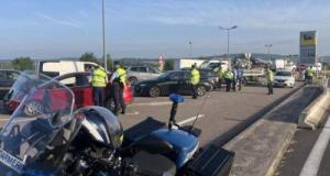 Cinq motard flashés en excès de vitesse voient leur permis retiré, les gendarmes ne rigolent pas sur cette route