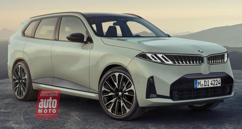  - Prévu en 2026, le futur BMW X5 se montre déjà à travers notre illustration exclusive