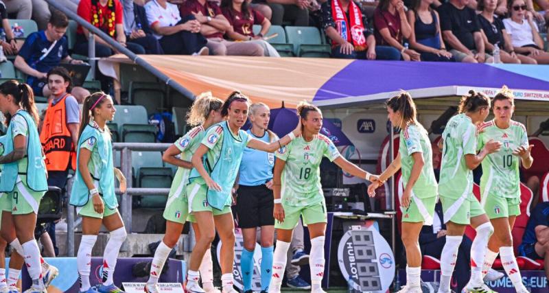  - Euro féminin : l'Italie s'impose contre la Belgique et frappe un joli coup