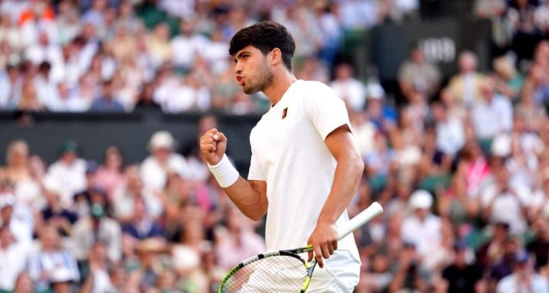  - Wimbledon : Au combat, Carlos Alcaraz élimine Jan-Lennard Struff et file en huitièmes