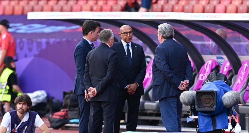 France (F) - Angleterre (F) : Philippe Diallo et Jean-Michel Aulas présents à Zurich