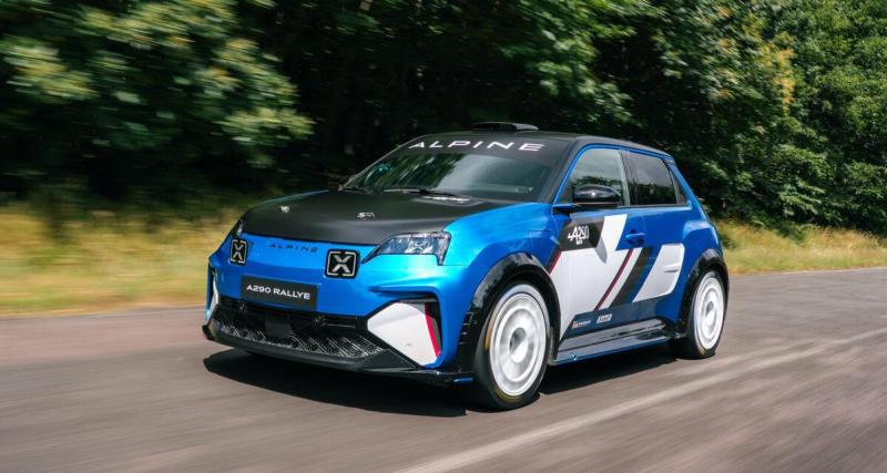  - L’Alpine A290 se transforme en voiture de rallye électrique pour la compétition clients