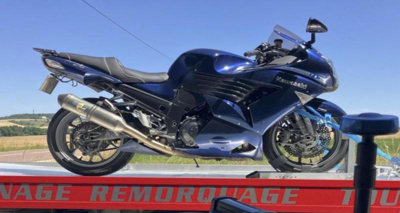  - Flashé à plus 198 km/h, sa puissante Kawasaki finit à la fourrière
