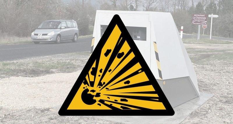  - Ce radar de chantier automatique a été dynamité, la vidéo est effarante