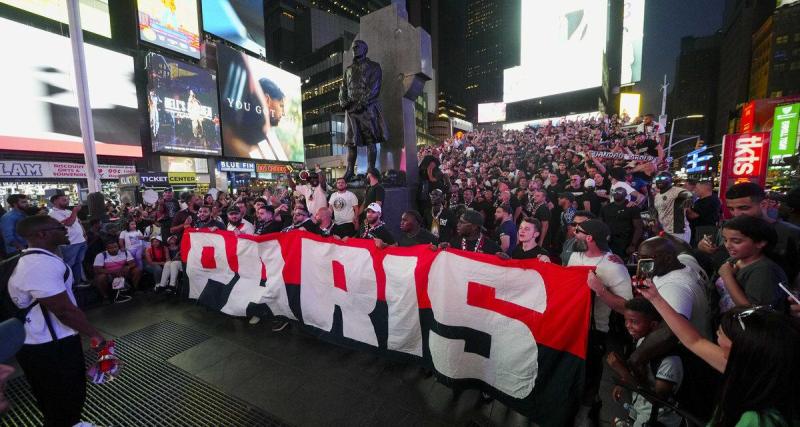  - Chelsea - PSG : l'ambiance géniale mise par les supporters parisiens à Times Square