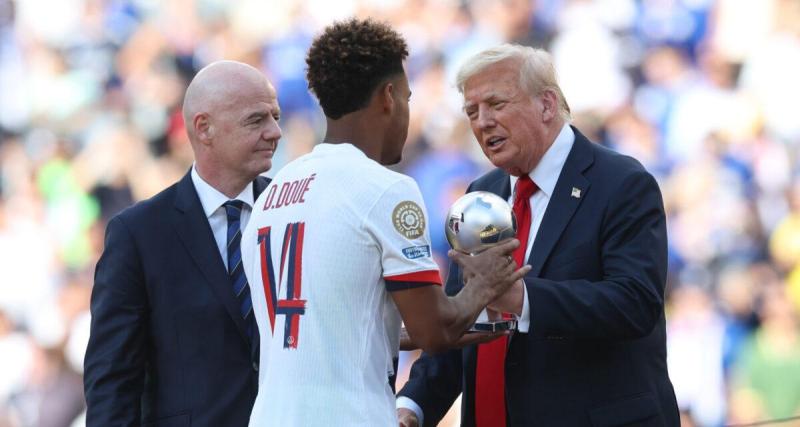  - Coupe du monde des clubs : le Parisien Désiré Doué élu meilleur jeune de la compétition