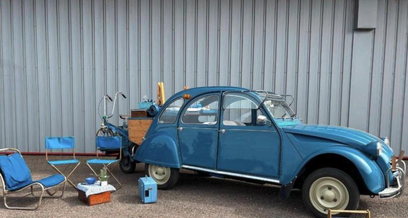  - Une Citroën 2CV de 1966 transformée en mini camping-car, un modèle rajeuni