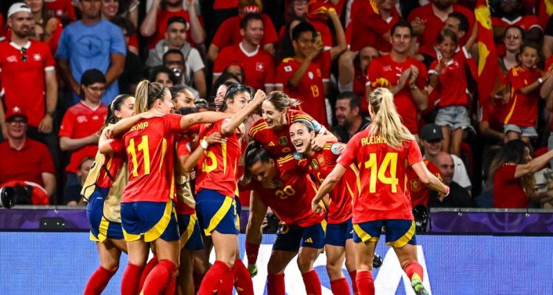  - Euro (F) : l’Espagne dompte la Suisse et attend la France en demies