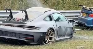 Crash violent sur le circuit de Nürburgring : une Porsche 911 GT3 RS s'encastre dans une BMW M2