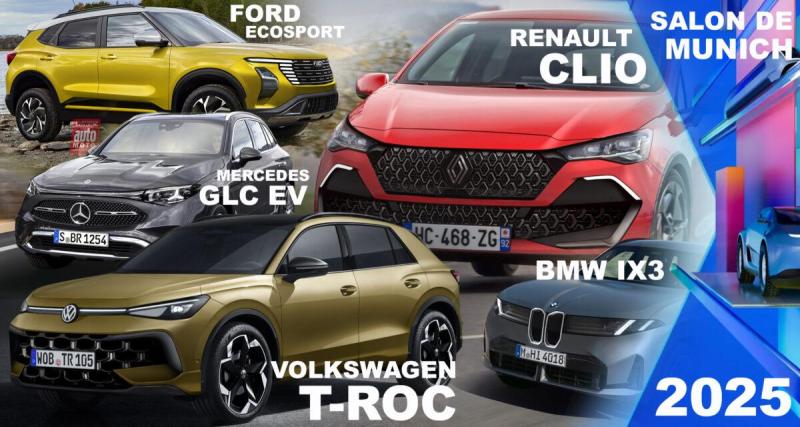  - Nouvelles Clio, T-Roc, iX3… : toutes les stars automobiles attendues au salon de Munich 2025