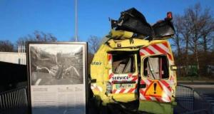 28 fourgons accidentés sur cette autoroute, cette exposition porte un message de sécurité routière crucial