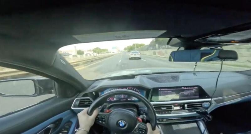  - Deux BMW s’encastrent lors d’une course-poursuite devant la police