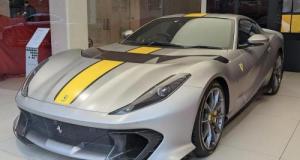 Jannik Sinner bichonne sa Ferrari 812 competizione après sa victoire à Wimbledon