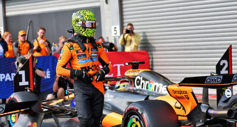  - GP de Belgique : Norris frustré de ne pas avoir pu attaquer Verstappen en Sprint