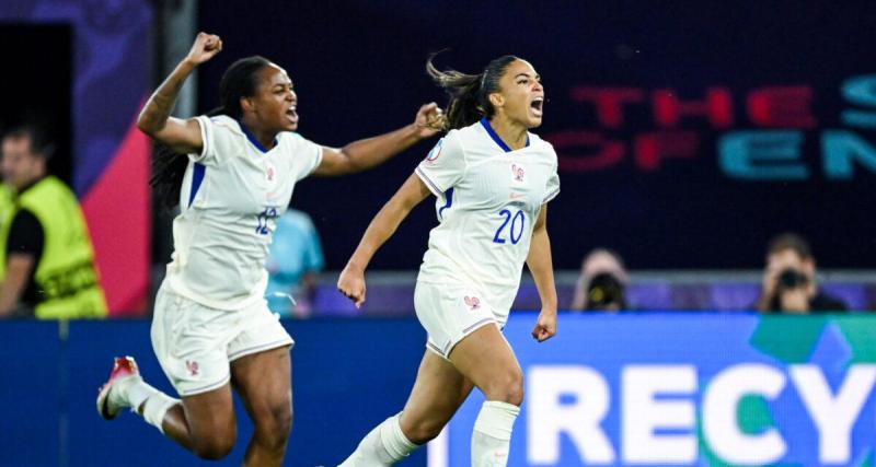  - Équipe de France (F) : le bijou de Delphine Cascarino contre les Pays-Bas élu plus beau but de l’Euro