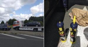 Gaz hilarant, drogue, et conduite sans permis, cette conductrice a fait voir la totale aux gendarmes