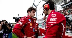 Ferrari : l'aveu de Leclerc après son attitude très agressive sur George Russell