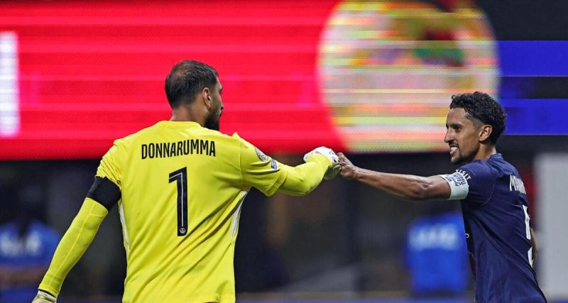  - PSG : Marquinhos et Nuno Mendes réagissent à l’absence de Donnarumma contre Tottenham
