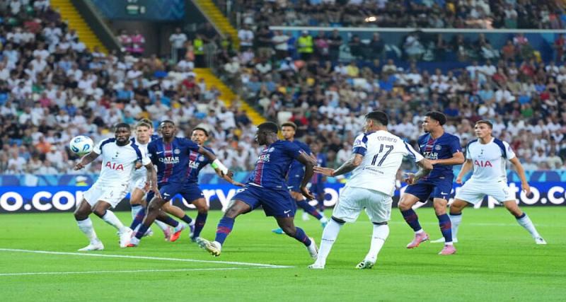  - PSG - Tottenham : la banderole de l’UEFA, visant Israël et le génocide en Palestine