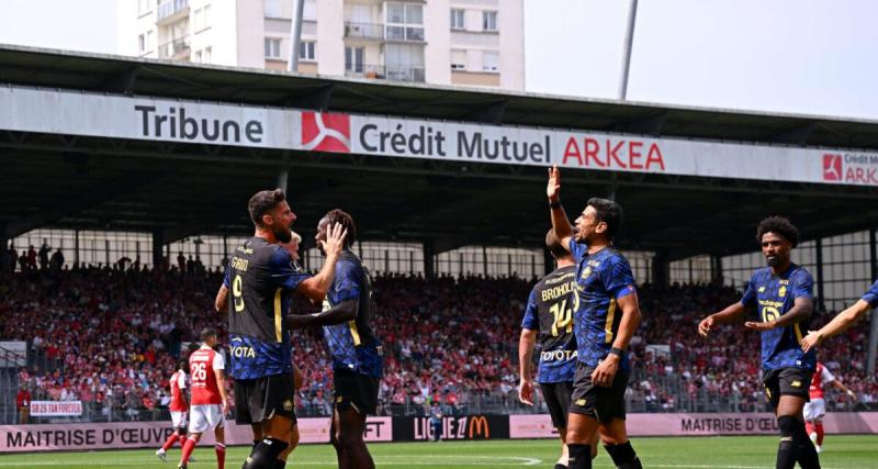  - Le LOSC logiquement devant Brest à la mi-temps