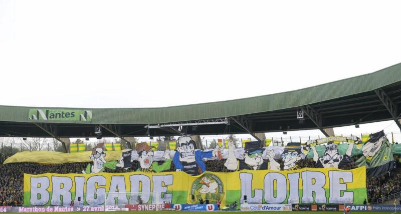  - Nantes : la banderole cinglante de la Brigade Loire envers le PSG et ses supporters