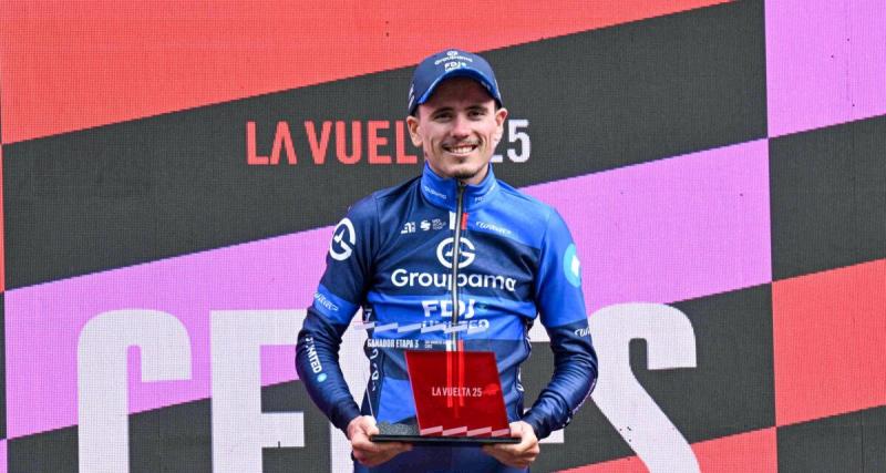  - Vuelta : exceptionnel David Gaudu, en plein rêve et nouveau maillot rouge !
