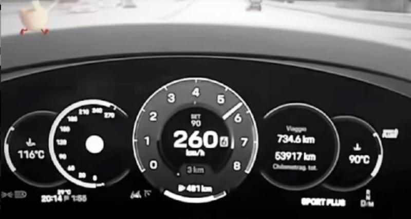  - Lancé à plus de 260km/h, il publie une vidéo sur Instagram et perd son poste dans la foulée !