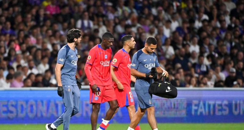  - PSG : Ousmane Dembélé sort sur blessure contre Toulouse